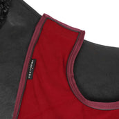 EQUITHÈME Manta de ejercicio Teddy Fleece Bordeaux