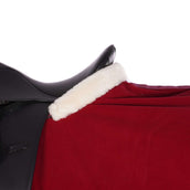 EQUITHÈME Manta de ejercicio Teddy Fleece Bordeaux