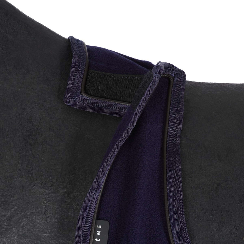 EQUITHÈME Manta de ejercicio Teddy Fleece Navy
