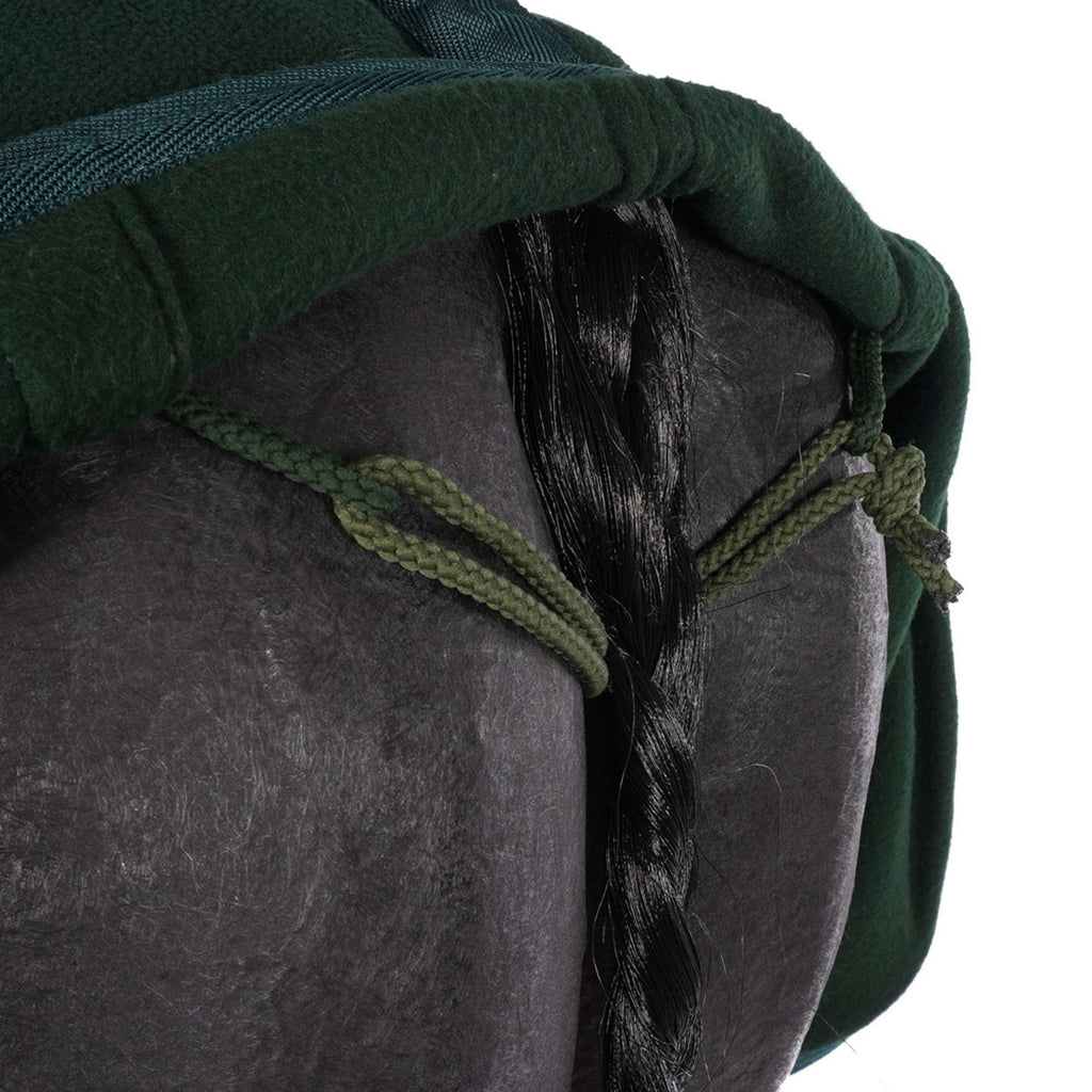 EQUITHÈME Manta de ejercicio Teddy Fleece Verde