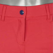 EQODE by Equiline Pantalón de Equitación Delma Agarre de Rodilla Cereza