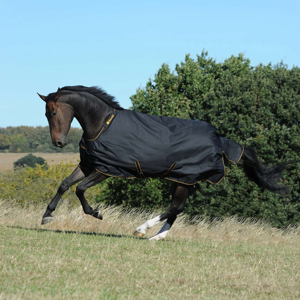 Bucas Irish Turnout Big Neck 50g Negro/Oro