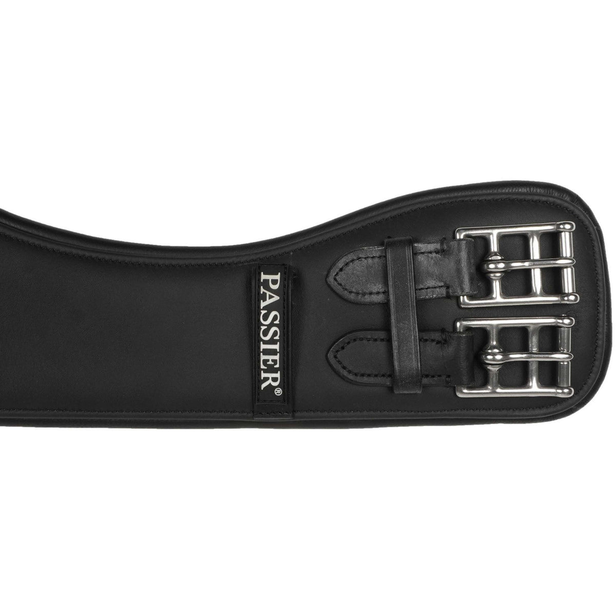 Passier Cincha Cuero Curvado Negro