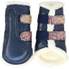 HB Protectores de piernas Gold Rush Glitter Little Sizes Navy