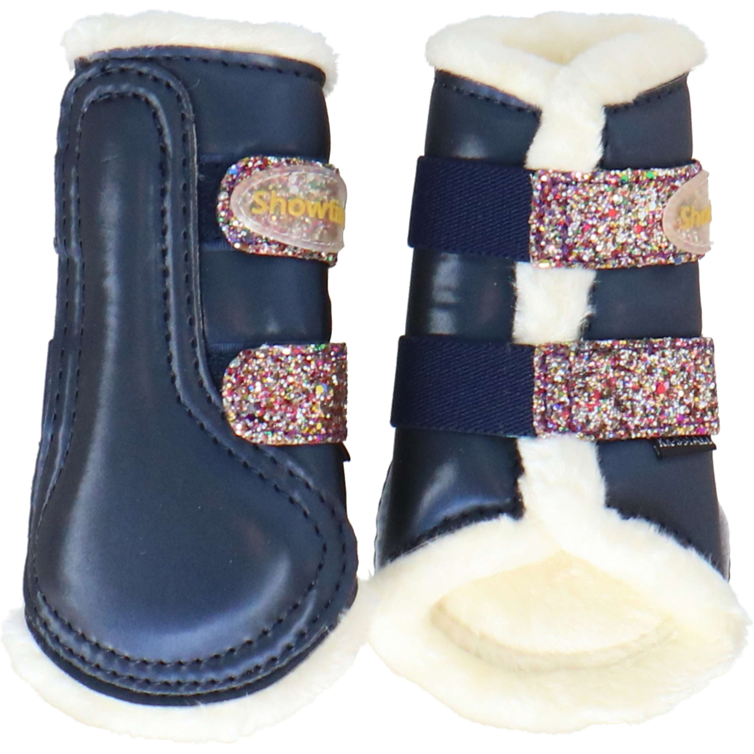 HB Protectores de piernas Gold Rush Glitter Little Sizes Navy