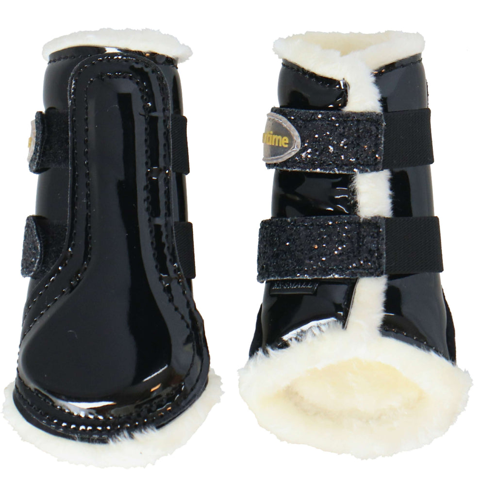 HB Protectores de piernas Gold Rush Glitter Little Sizes Negro