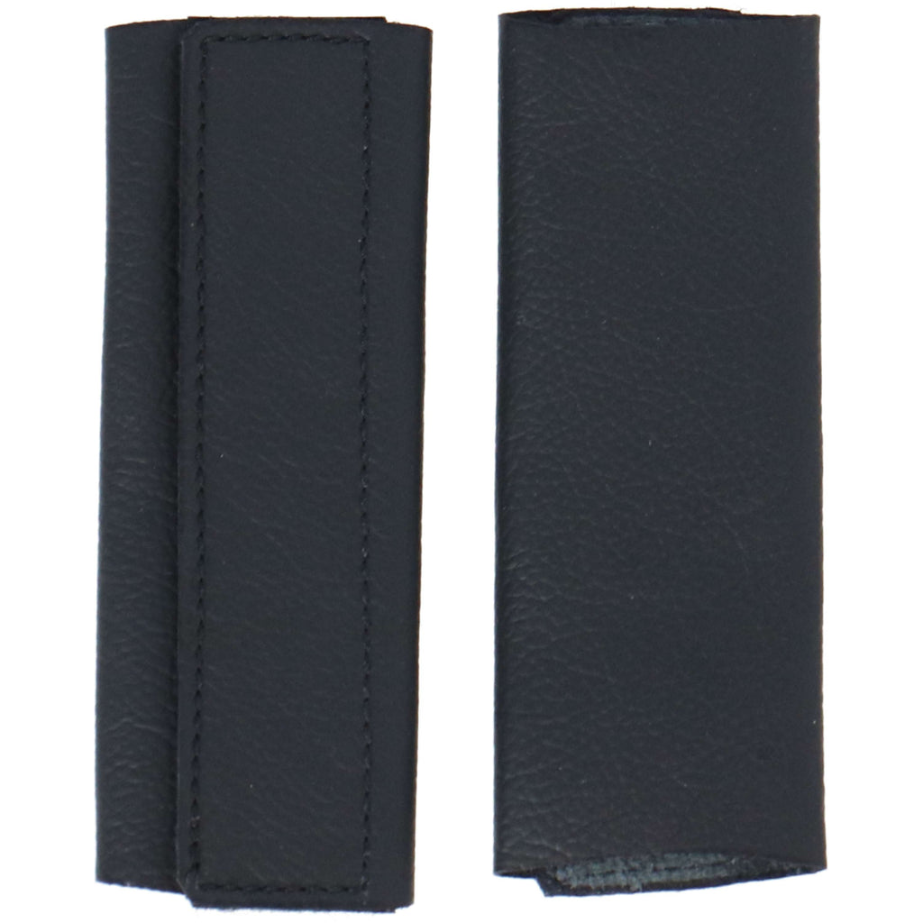 HB Fundas para Correas de Estribo Cuero Negro