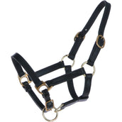 HB Ruitersport Cabestro para Potro Cuero Negro