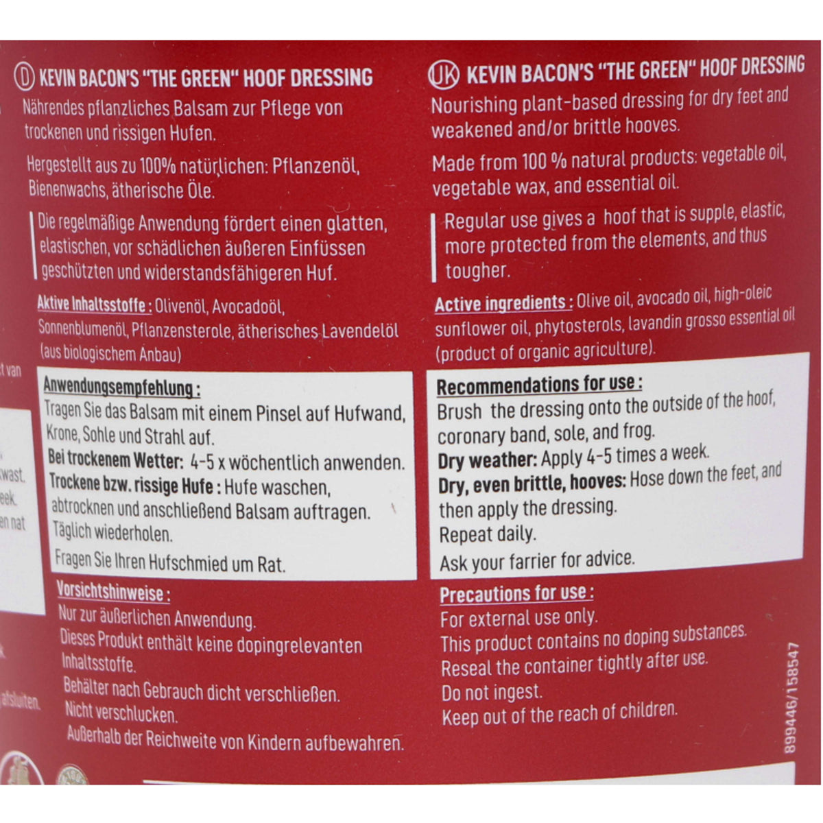 Kevin Bacons Baño para Cascos The Green