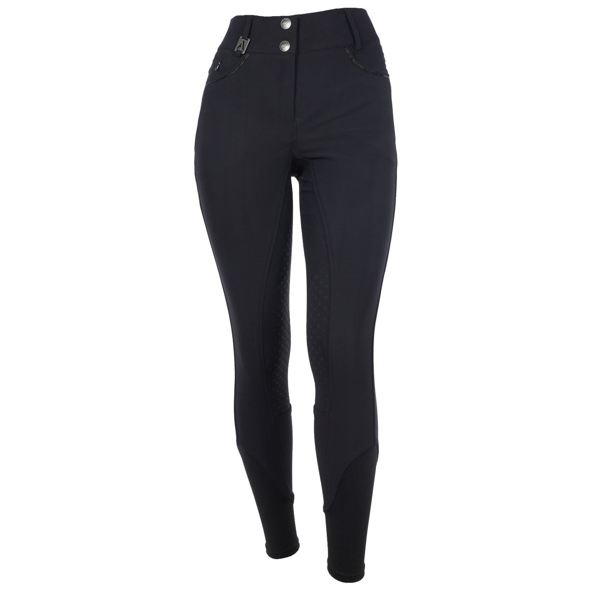ANKY Pantalón de Equitación Regally Asiento de Silicona para Mujer Negro