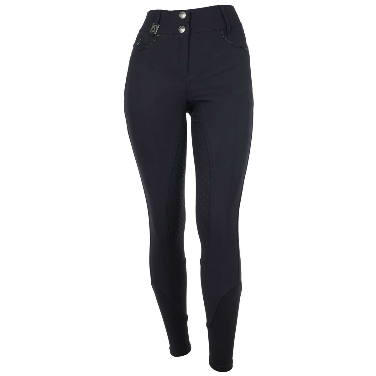 ANKY Pantalón de Equitación Regally Asiento de Silicona para Mujer Negro