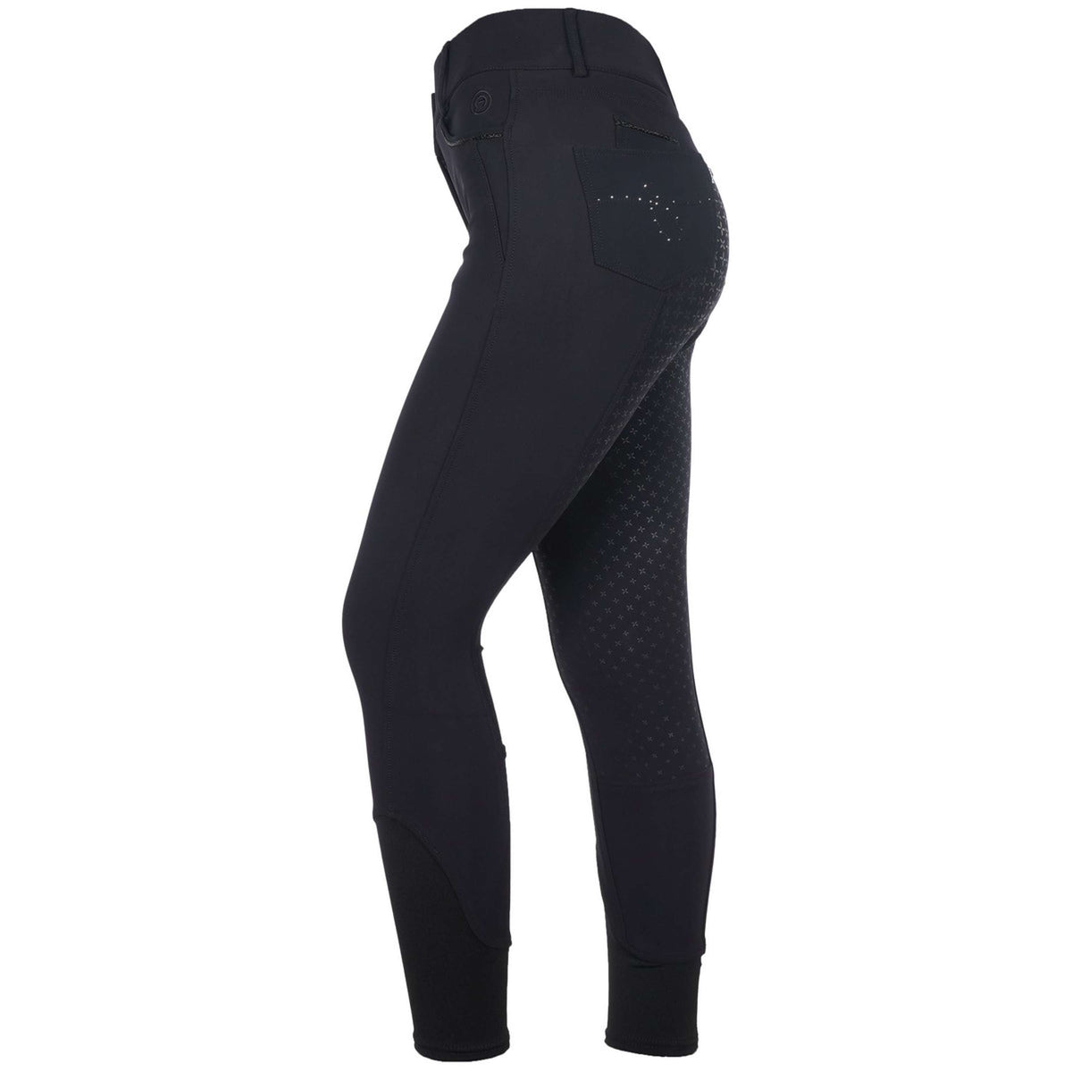 ANKY Pantalón de Equitación Regally Asiento de Silicona para Mujer Negro