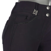 ANKY Pantalón de Equitación Regally Asiento de Silicona para Mujer Negro