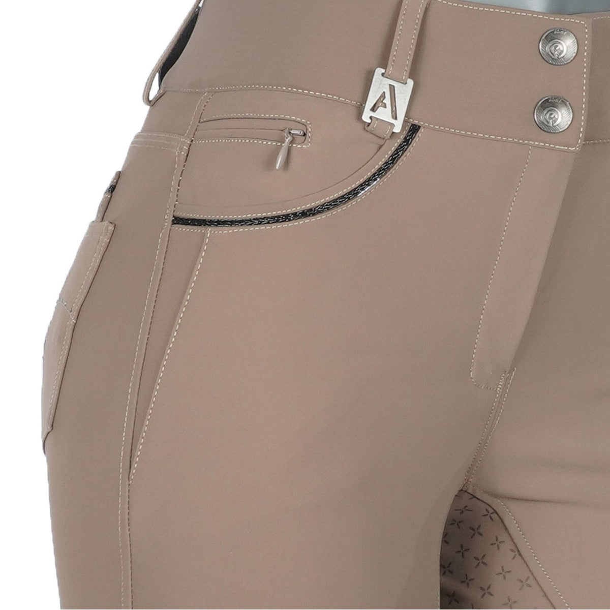 ANKY Pantalón de Equitación Regally Asiento de Silicona para Mujer Nogal