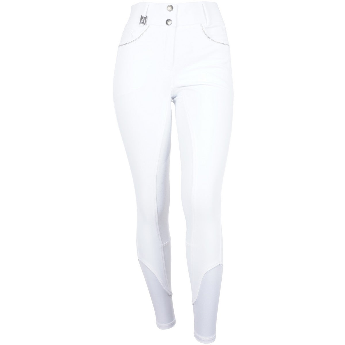 ANKY Pantalón de Equitación Regally Asiento de Silicona para Mujer Blanco
