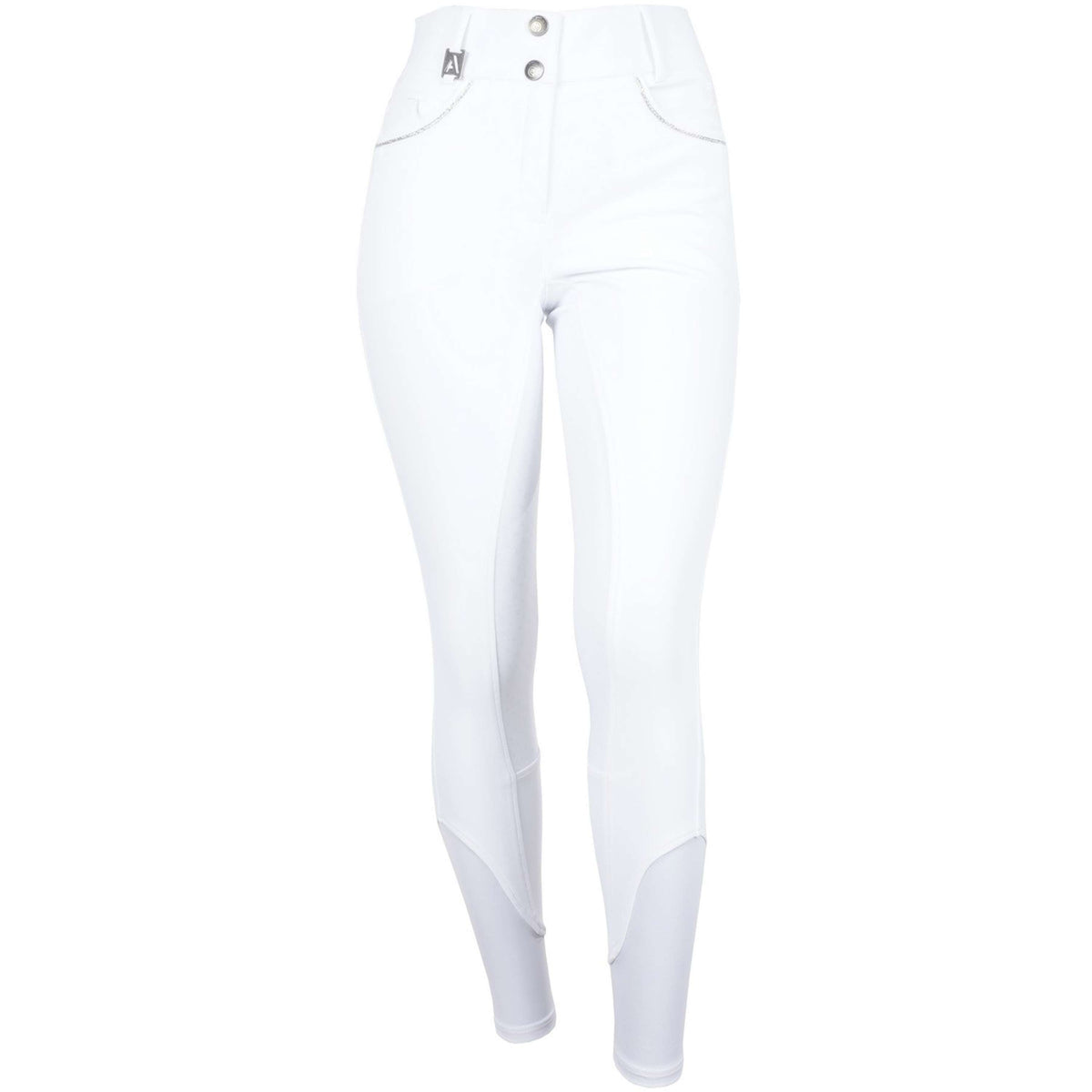 ANKY Pantalón de Equitación Regally Asiento de Silicona para Mujer Blanco