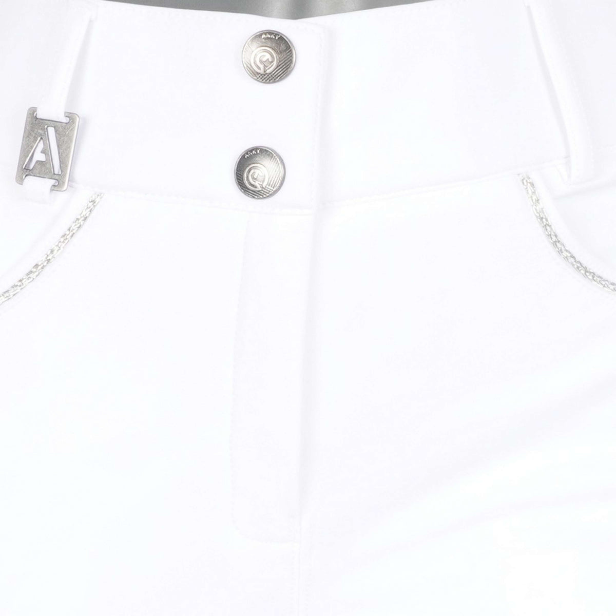 ANKY Pantalón de Equitación Regally Asiento de Silicona para Mujer Blanco