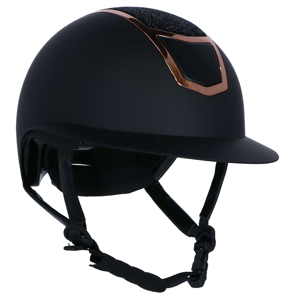 Harry's Horse Casco Mont Blanc Sparkle Negro/Oro rosa