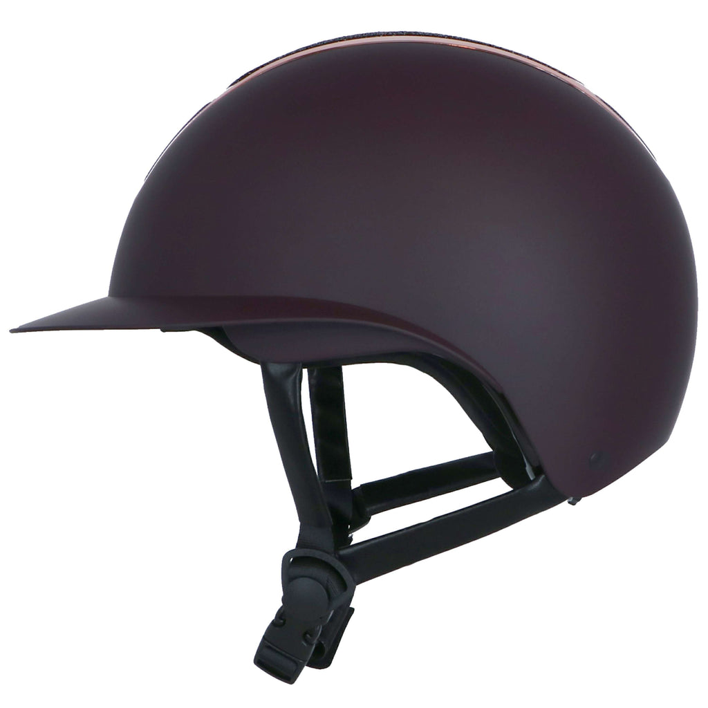 Harry's Horse Casco Mont Blanc Sparkle Bordeaux/Rosegold