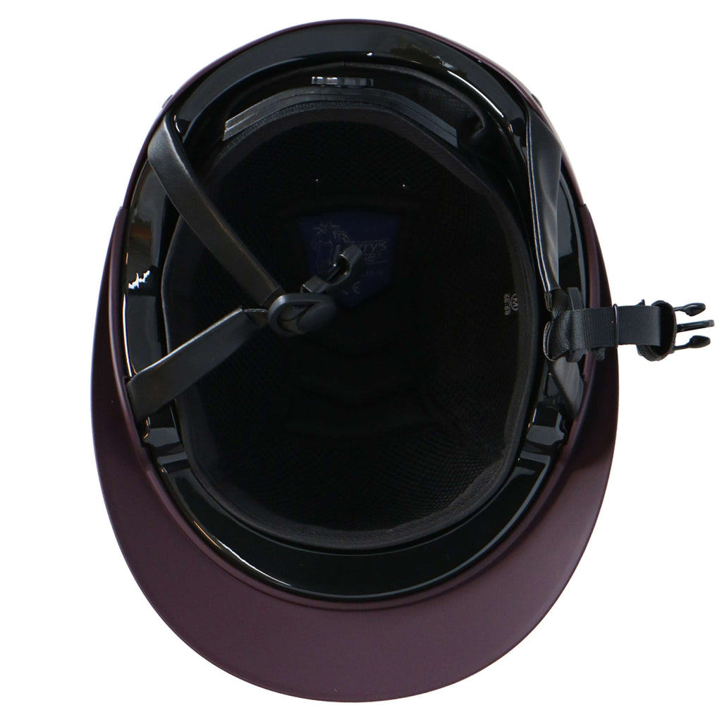 Harry's Horse Casco Mont Blanc Sparkle Bordeaux/Rosegold