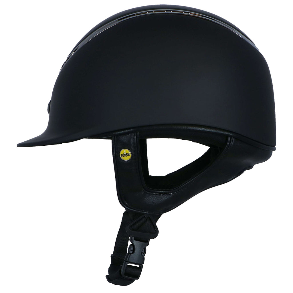 Back on Track Casco EQ3 Pardus Smooth Top Mips Negro
