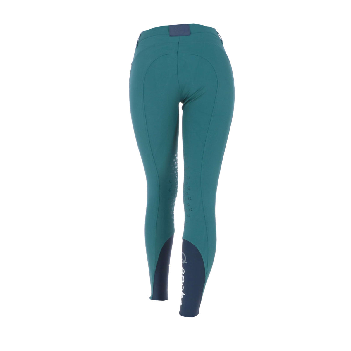 EQODE by Equiline Pantalón de Equitación Donna Agarre de rodilla Verde