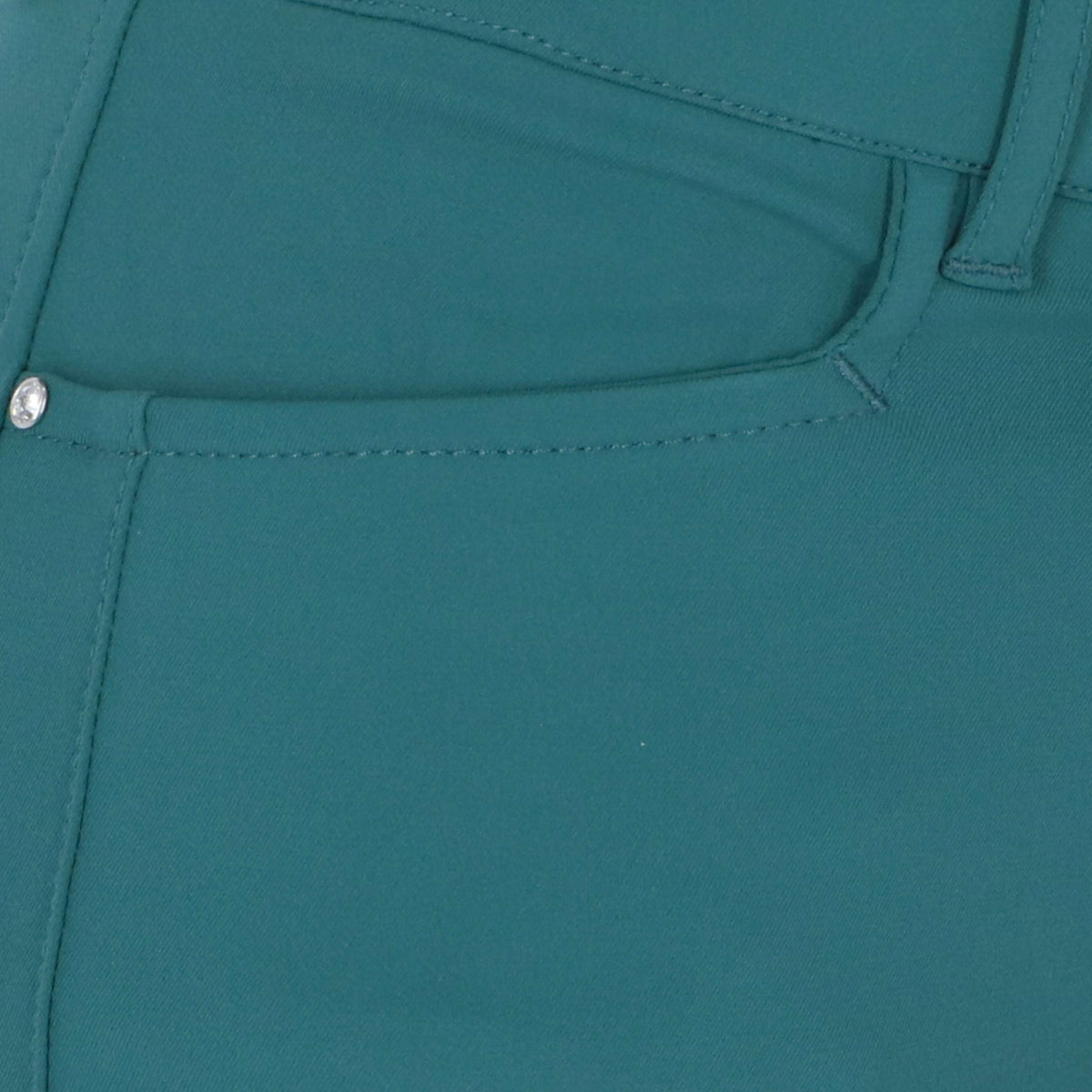 EQODE by Equiline Pantalón de Equitación Donna Agarre de rodilla Verde
