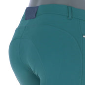 EQODE by Equiline Pantalón de Equitación Donna Agarre de rodilla Verde