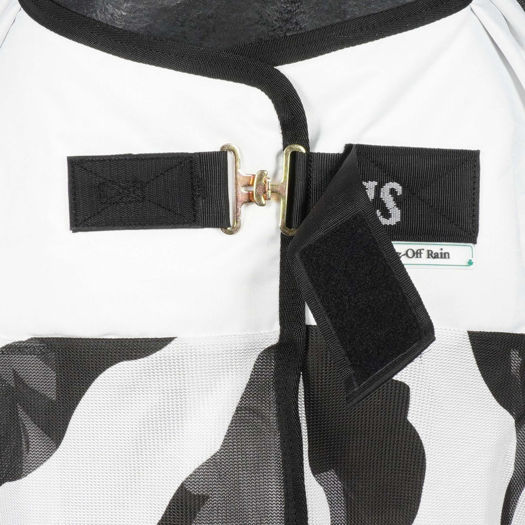Bucas Manta Antimoscas Buzz-Off Rain & Neck Zebra