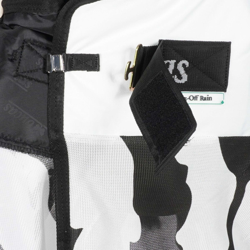 Bucas Manta Antimoscas Buzz-Off Rain & Neck Zebra
