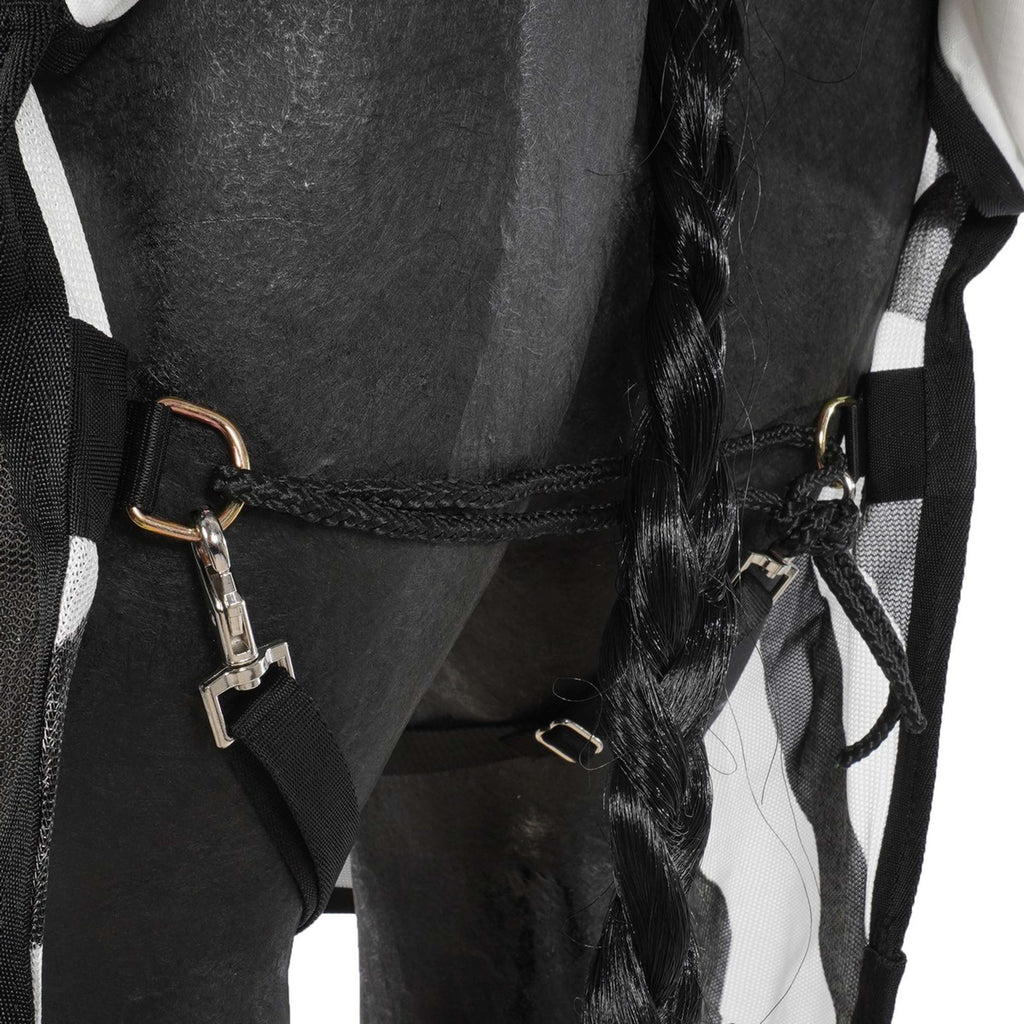 Bucas Manta Antimoscas Buzz-Off Rain & Neck Zebra