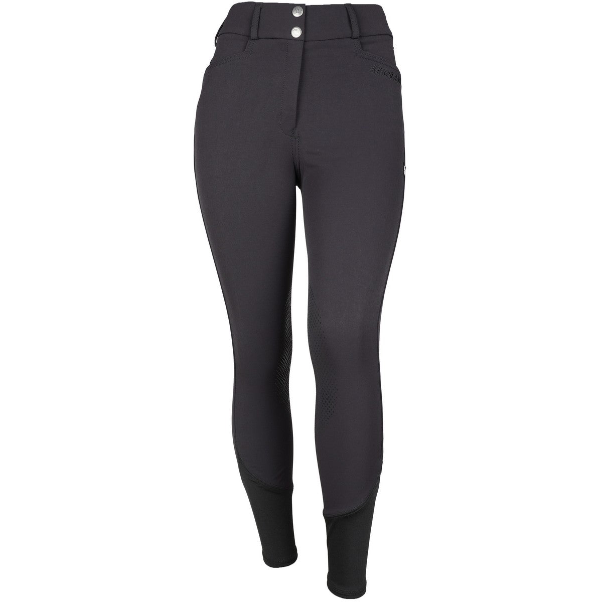 Kingsland Pantalón de Equitación Kadi E-Tec Knee-Grip Mujer Negro