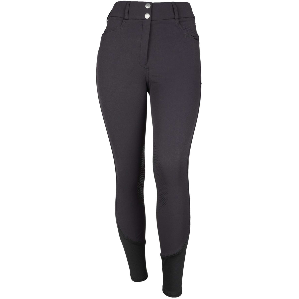 Kingsland Pantalón de Equitación Kadi E-Tec Knee-Grip Mujer Negro