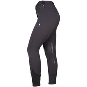 Kingsland Pantalón de Equitación Kadi E-Tec Knee-Grip Mujer Negro