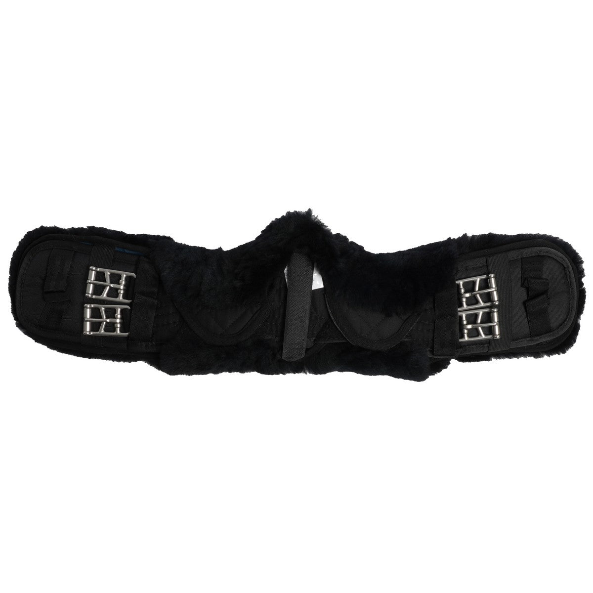 HKM Cincha Español: Piel de Oveja Negro/Negro