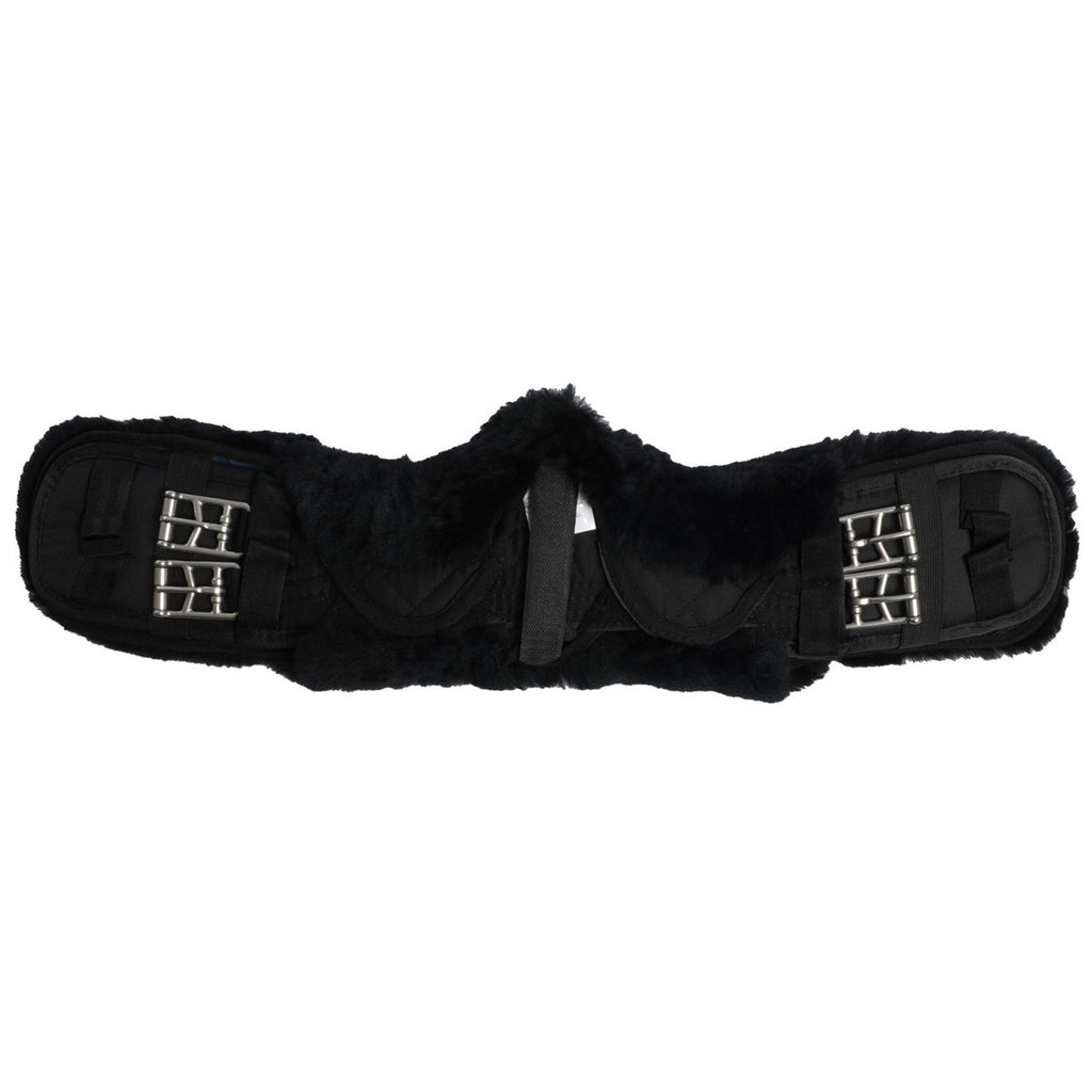 HKM Cincha Español: Piel de Oveja Negro/Negro