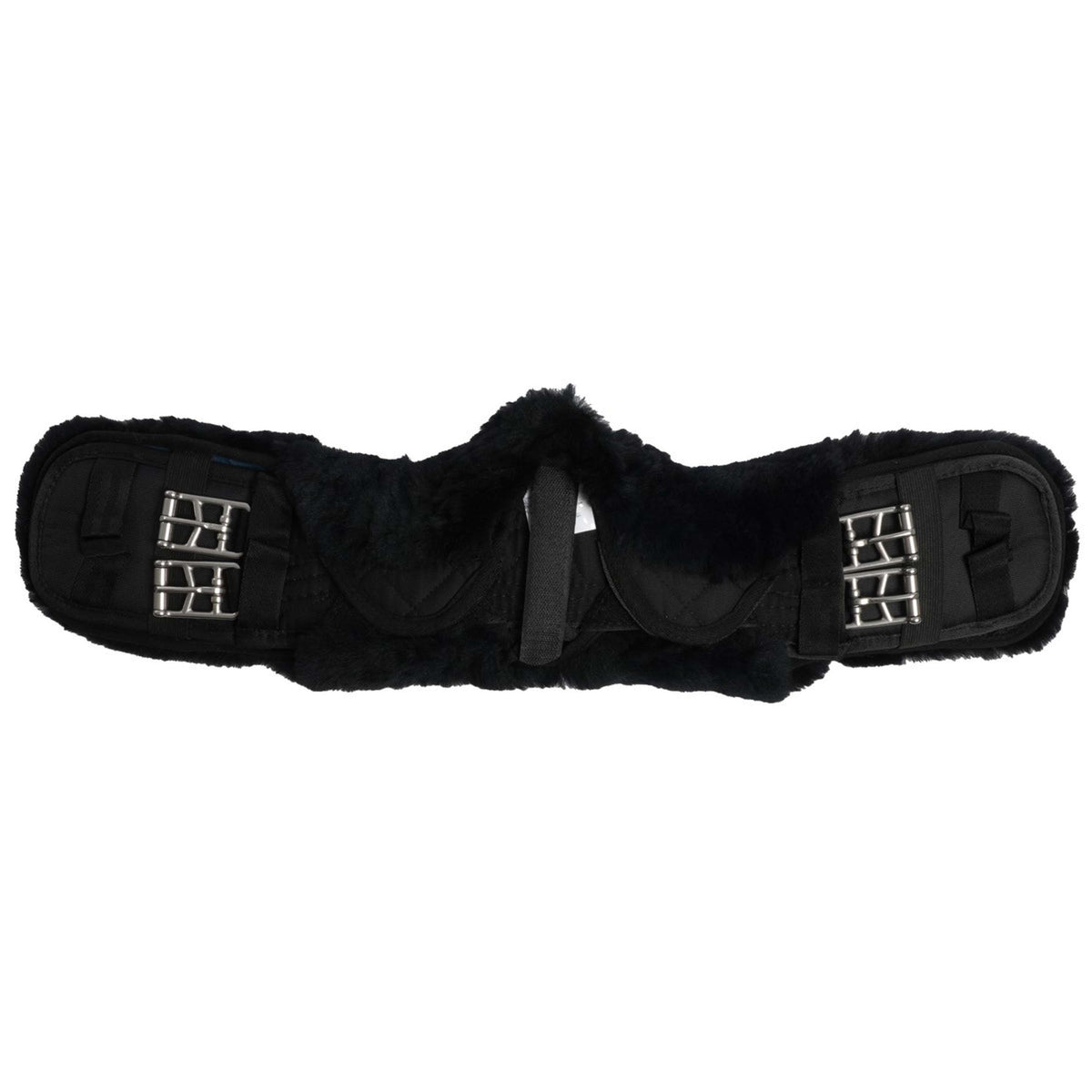 HKM Cincha Español: Piel de Oveja Negro/Negro