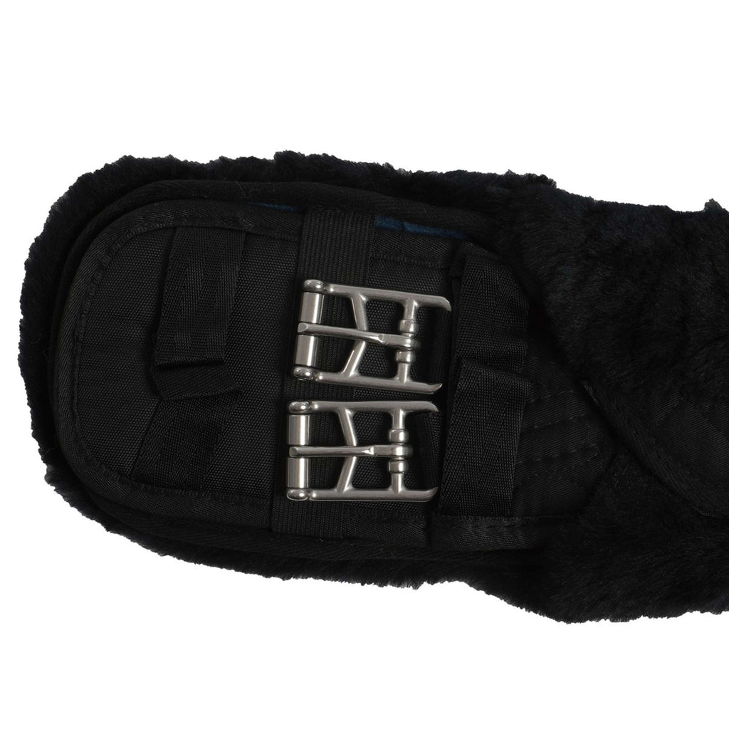 HKM Cincha Español: Piel de Oveja Negro/Negro