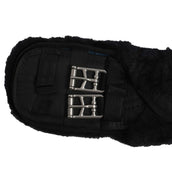 HKM Cincha Español: Piel de Oveja Negro/Negro