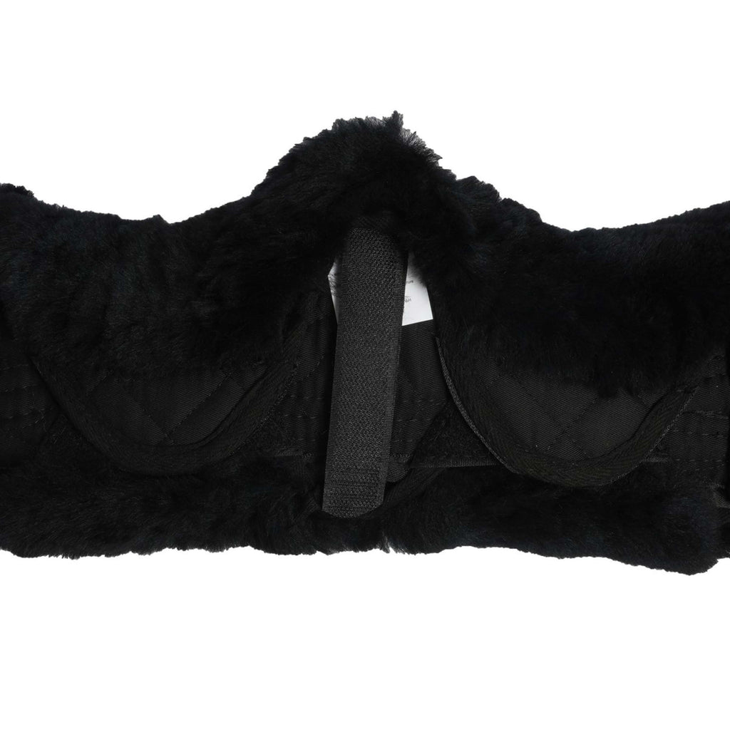 HKM Cincha Español: Piel de Oveja Negro/Negro