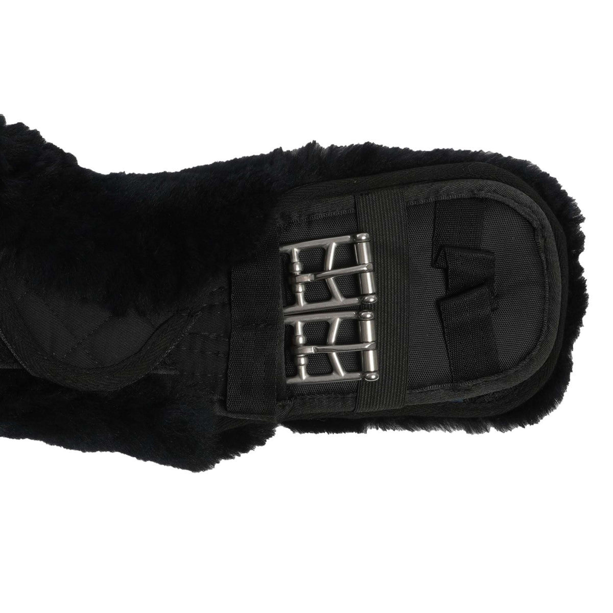 HKM Cincha Español: Piel de Oveja Negro/Negro
