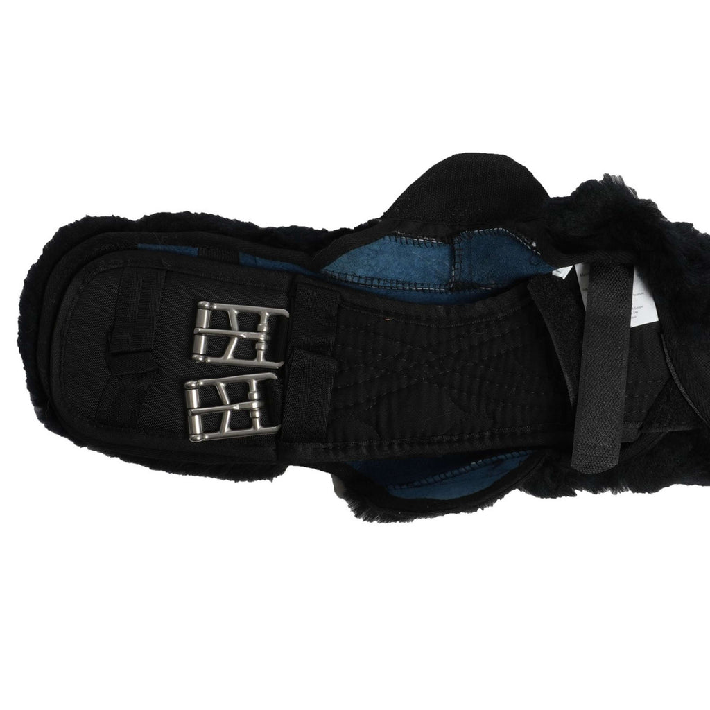 HKM Cincha Español: Piel de Oveja Negro/Negro