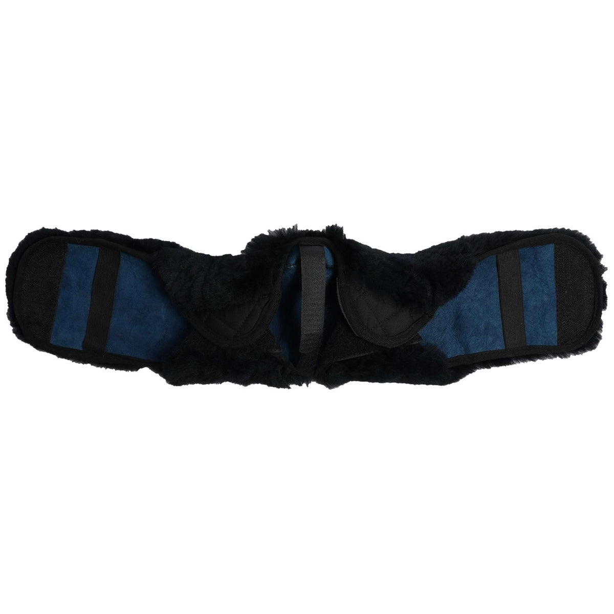 HKM Cincha Español: Piel de Oveja Negro/Negro