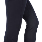 HKM Pantalón de Equitación Emma con Asiento de Silicona Azul oscuro