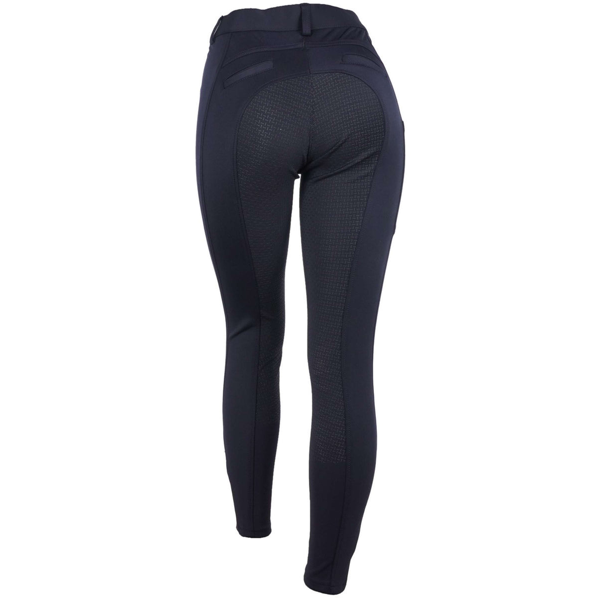 HKM Pantalón de Equitación Emma con Asiento de Silicona Azul oscuro