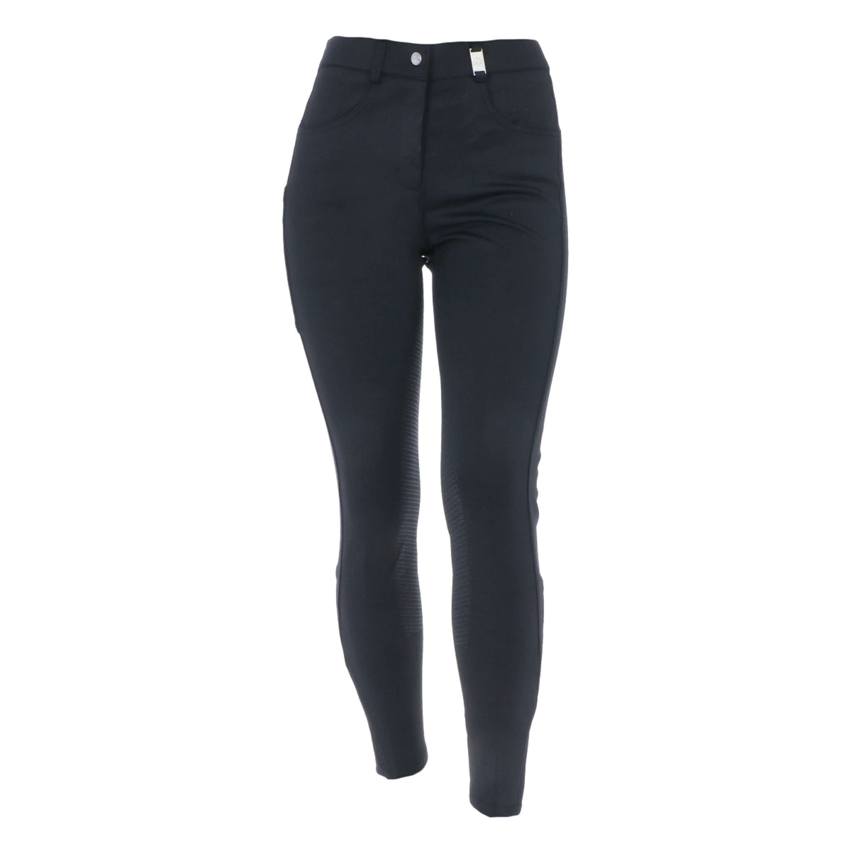 HKM Pantalón de Equitación Emma con Asiento de Silicona Negro