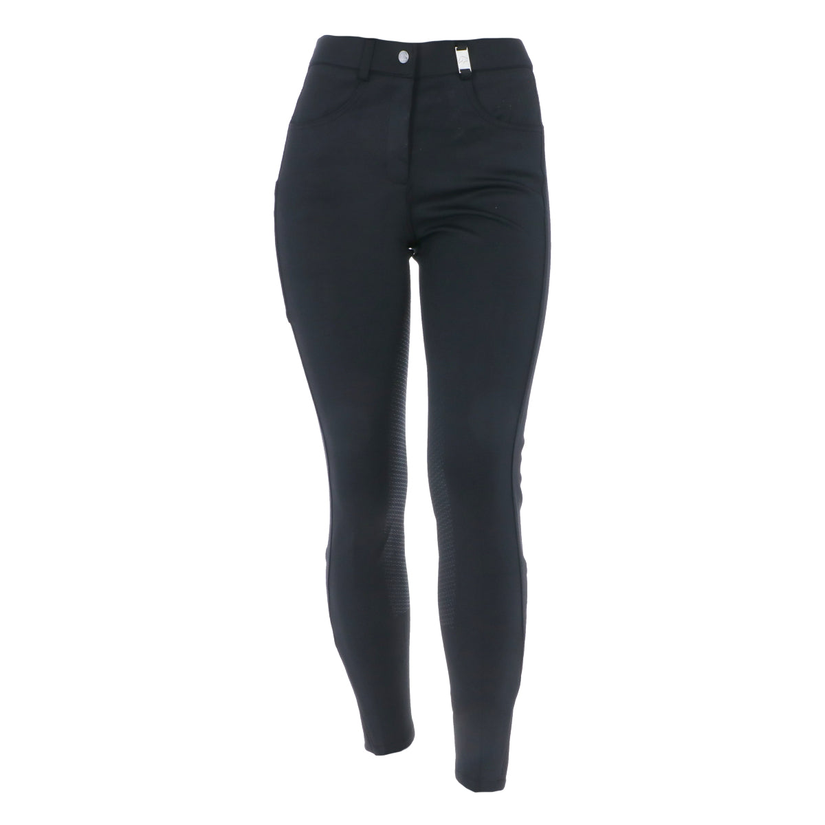 HKM Pantalón de Equitación Emma con Asiento de Silicona Negro