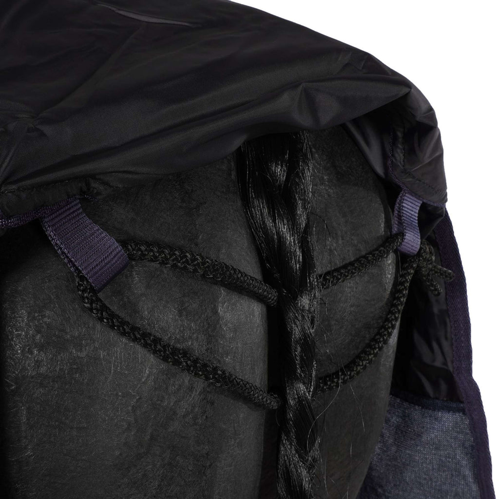 HKM Manta Antimoscas Rain con cuello y solapa abdominal Azul Oscuro Gris