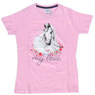 HKM Camiseta Horse Spirit Rosa