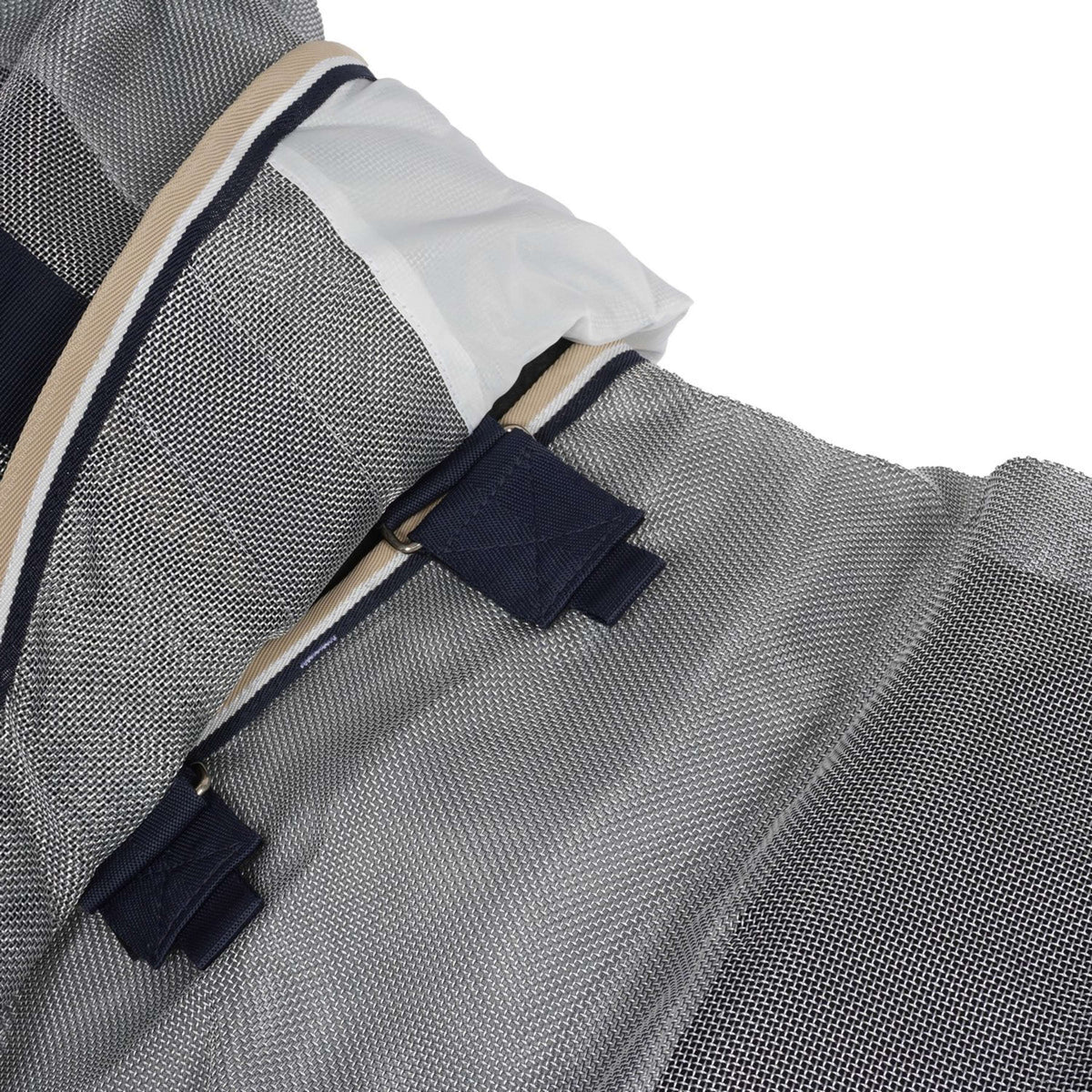 Rambo Manta Antimoscas Protector Plus Plata/Azul Marino/Blanco